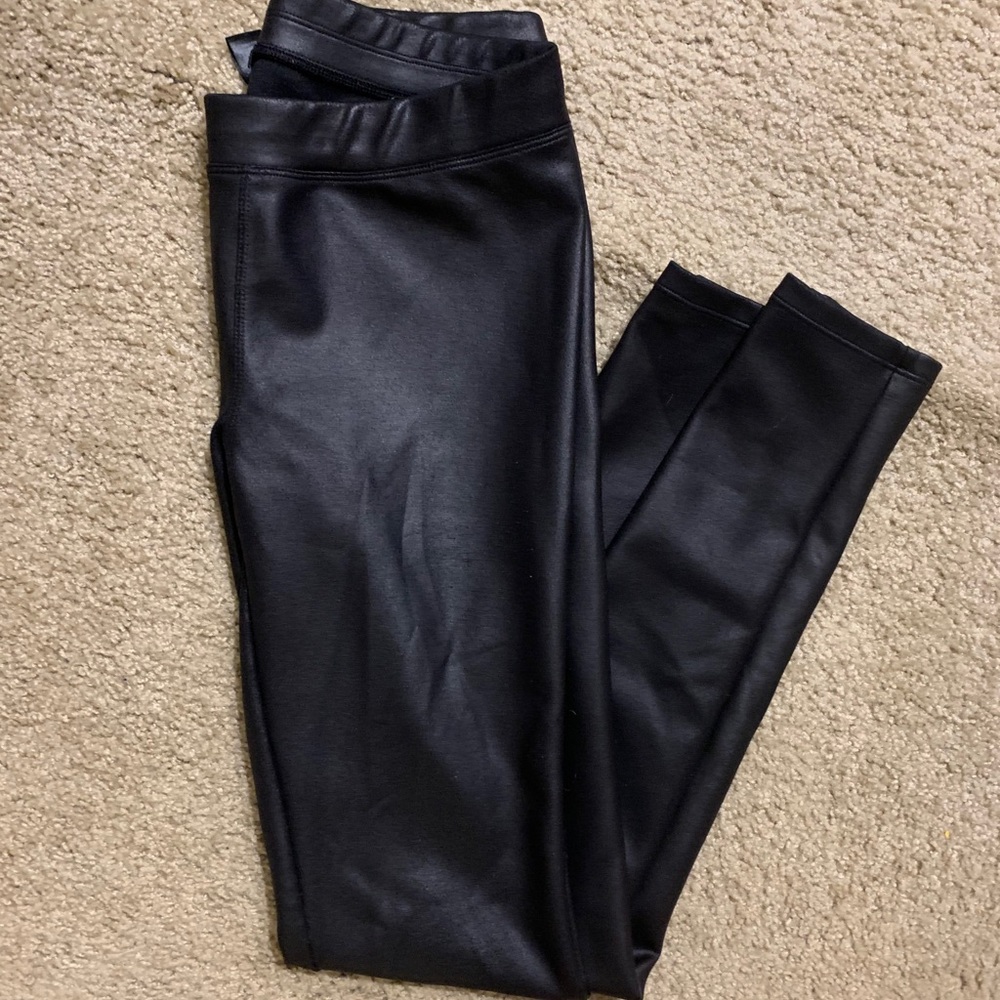 Faux leather Express leggings